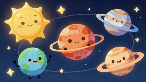 太阳系行星科普动画